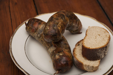 grilled sausages
