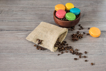 Colorful macaroons