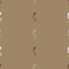 The sperm. Seamless pattern background in the sperm. The sperm vector. Sperm illustration. Sperm background.