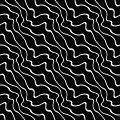 Vector modern seamless geometry pattern stripes, black and white abstract geometric background, subtle pillow print, monochrome retro texture, hipster fashion design