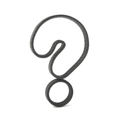 はてなマークのイラストCG