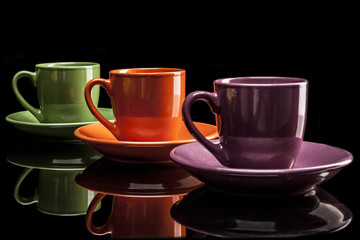 Colorful Coffee Cups