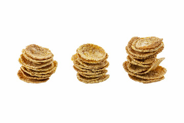 stack of dry cereal