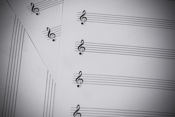 music score background