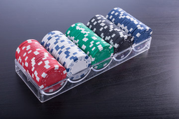 Poker chips for casino game