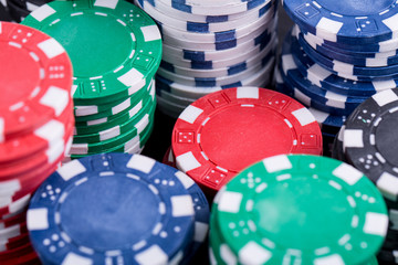 Poker chips for casino game