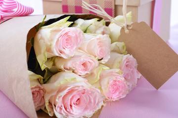 Mothers Day gift and flowers. © millefloreimages