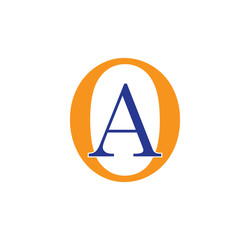 AO logotype simple modern