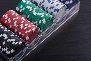 Poker chips for casino game