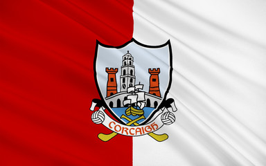 Flag of County Cork is the largest and southernmost county in Ir