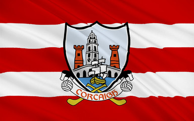 Flag of County Cork is the largest and southernmost county in Ir
