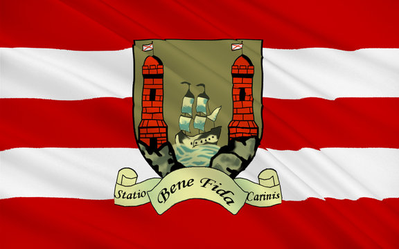 Flag of County Cork is the largest and southernmost county in Ir