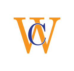 CW logotype simple modern