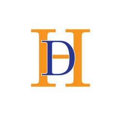 DH logotype simple modern