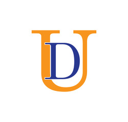 DU logotype simple modern