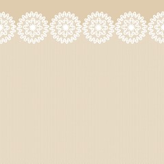 Seamless lacy border
