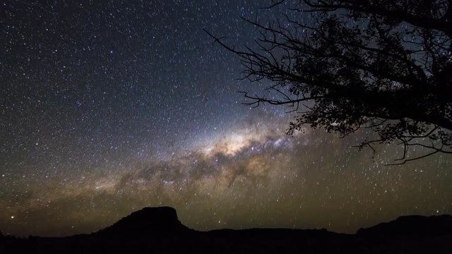 Beautiful full HD 30fps timelapse of the Milky way, seen from Isalo, Madagascar