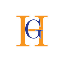 GH logotype simple modern