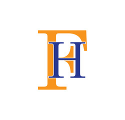 HF logotype simple modern