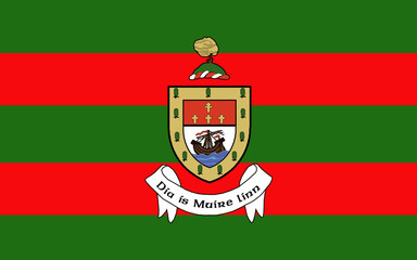 Flag of County Mayo is a county in Ireland