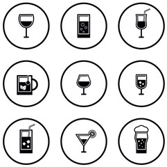 glass and goblet set