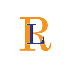 LR logotype simple modern