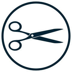 Scissors Icon, Vector Illustration.