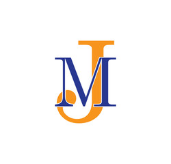 MJ logotype simple modern