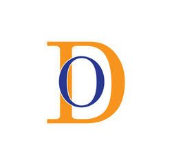 OD logotype simple modern