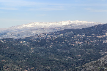 Fototapeta na wymiar Mt Sannine, Lebanon