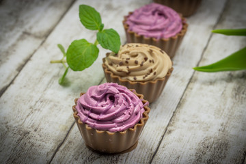 Luxury chocolate candies 