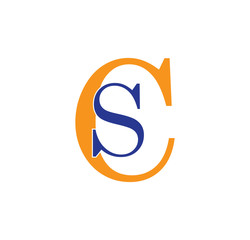 Fototapeta premium SC logotype simple modern
