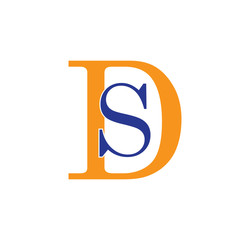 SD logotype simple modern