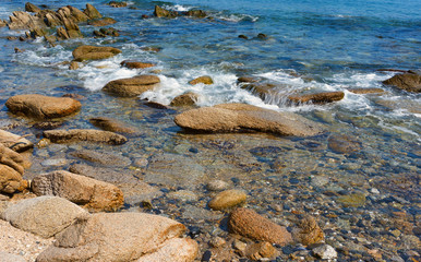 rocks on the shore 13