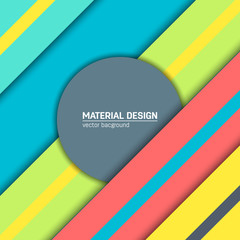 Vector material design background.