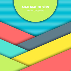 Vector material design background.