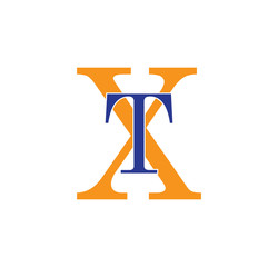TX logotype simple modern