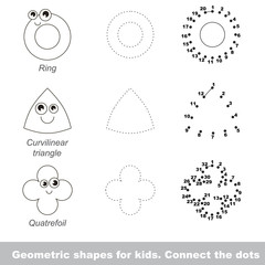Simple geometric shapes for children.