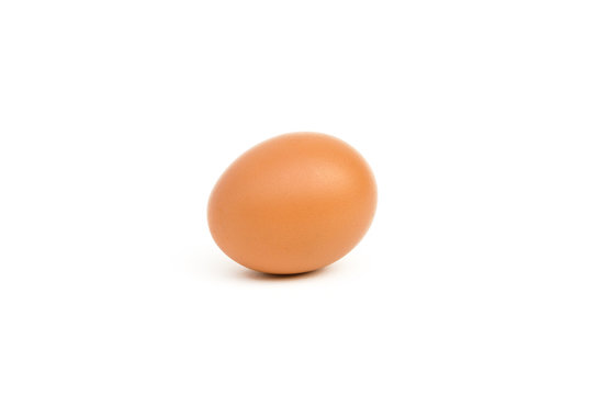 eggs of chicken on white background