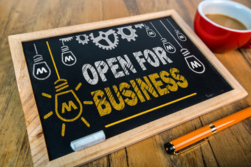 Open for Business