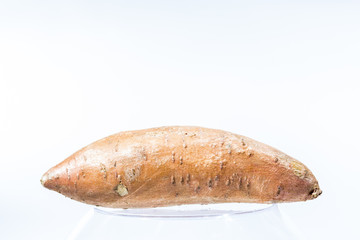Sweet Potato on bright background