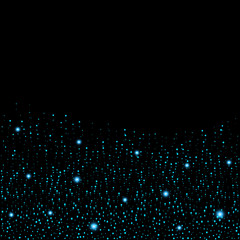 Creative concept Vector set of glow light effect stars bursts with sparkles isolated on black background.