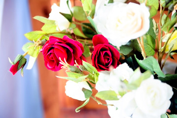 rose flower, beautiful plastic rose flower