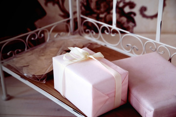 Gifts for holiday. Holidays Christmas, birthday, Valentine's Day