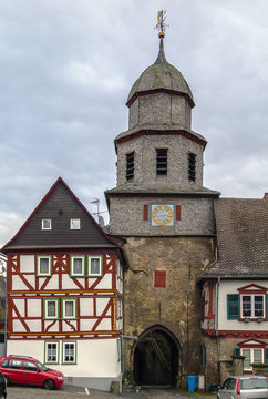 Gate tower, Braunfels, Germany
