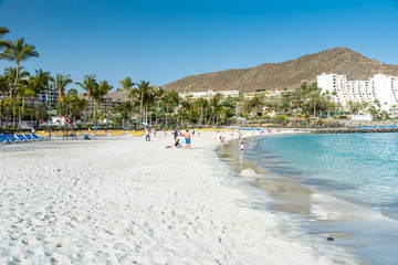 Anfi beach - island Gran Canaria, Spain