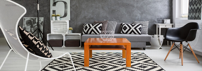 Modern interior tailored to the taste of design lovers