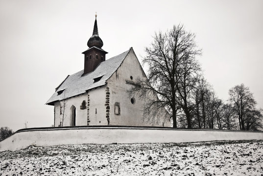 Church of Virgin Mary near the Castle Veveri, Brno, Czech Republic
