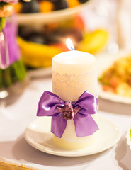 wedding candles decoration