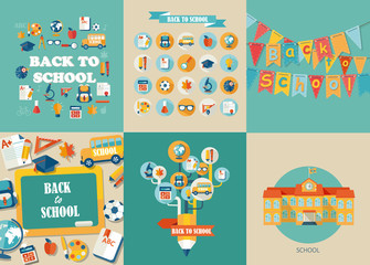 Vector illustration concepts of education.